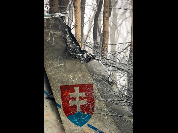 Ilustračná fotografia z nehody AN-24 na vrchu Borsó
