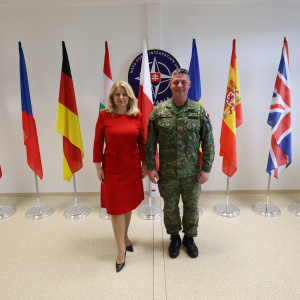 Prezidentka SR a veliteľ NFIU SVK