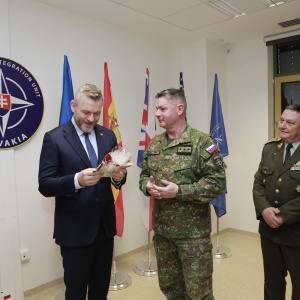 Odovzdanie daru prezidentovi SR