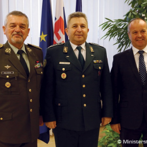 Minister Gajdoš rokoval s macedónskym náčelnikom Generálneho štábu M. Velichovskim