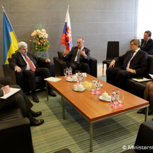 Minister Gajdoš rokoval s ukrajinským veľvyslancom J. Muškom